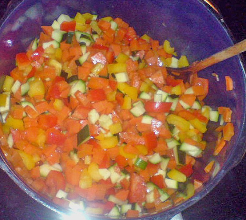 Gemüsesoße mit Zucchini, Paprika und Tomate von sonnenschweif | Chefkoch.de