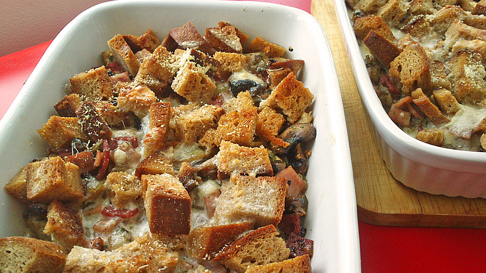 Rezepte Mit Altem Brot Brotauflauf