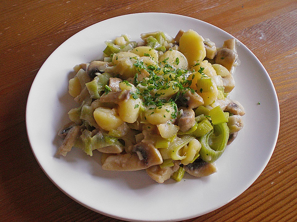 Pilzpfanne mit Lauch und Kartoffeln von ellmi1505 | Chefkoch.de
