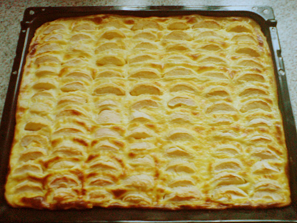 Apfelkuchen mit Pudding von 2Sandemone2 Chefkoch de Apfelkuchen mit Pudding von 2Sandemone2 Chefkoch de