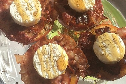 Gudruns Apfel - Speck - Ziegenkäse Türmchen mit Honig und Thymian 33