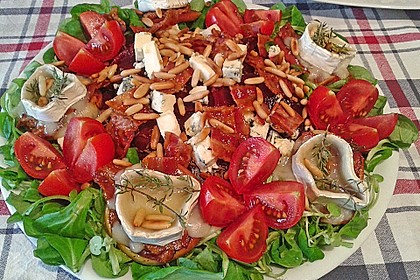 Gudruns Apfel - Speck - Ziegenkäse Türmchen mit Honig und Thymian 44