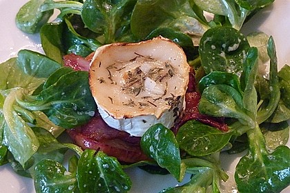 Gudruns Apfel - Speck - Ziegenkäse Türmchen mit Honig und Thymian 32