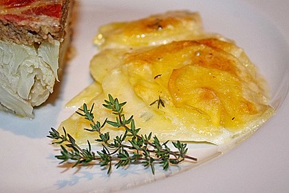 Kartoffelgratin mit frischem Thymian 3