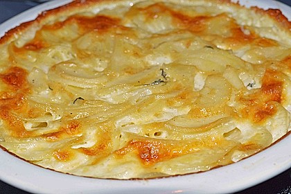 Kartoffelgratin mit frischem Thymian 6