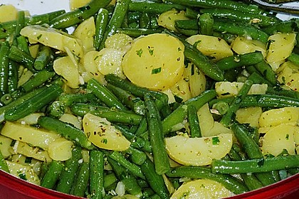 Grüne Bohnen - Kartoffel - Salat 3