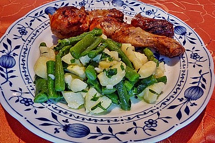 Grüne Bohnen - Kartoffel - Salat 2