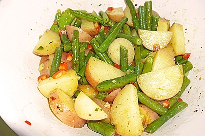 Grüne Bohnen - Kartoffel - Salat 1