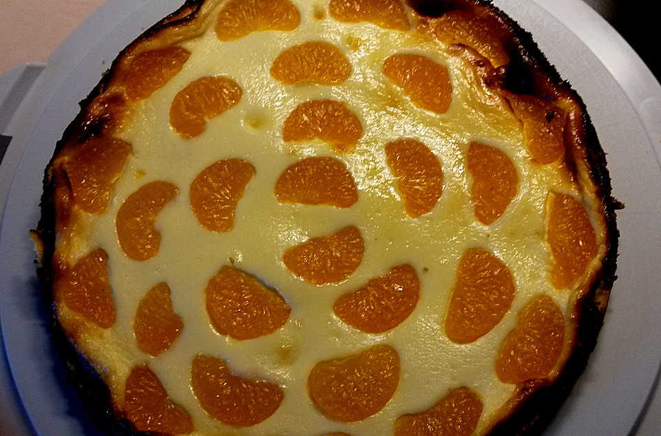 Blitz - Käsekuchen mit Mandarinen vom Blech von Katalin | Chefkoch.de