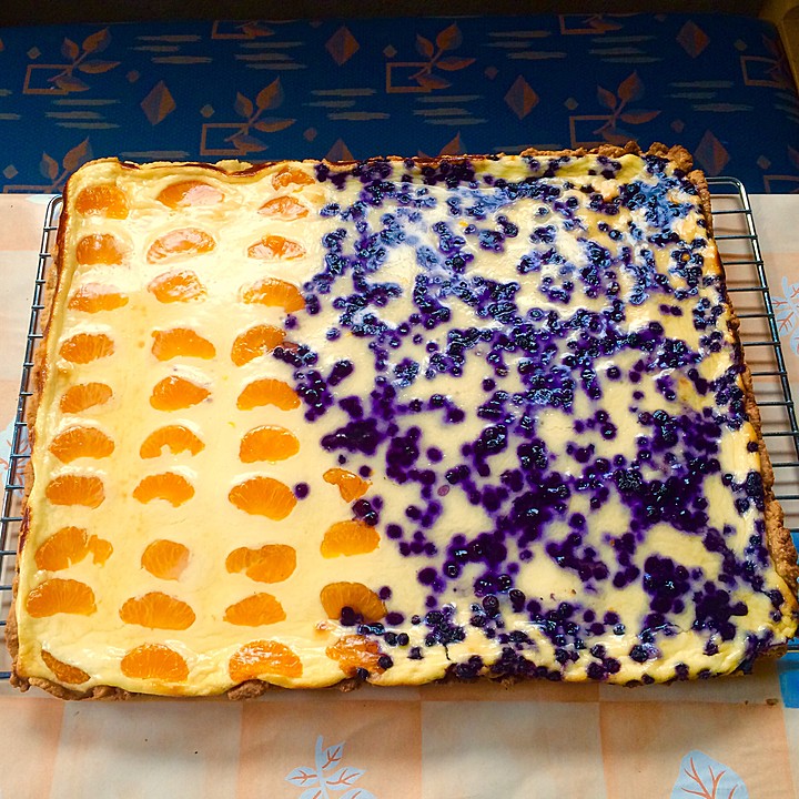 käsekuchen mit mandarinen blech käsekuchen mit mandarinen blech