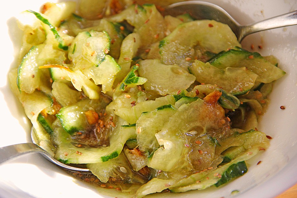 Gurken - Ingwer - Salat von blulichblau | Chefkoch.de
