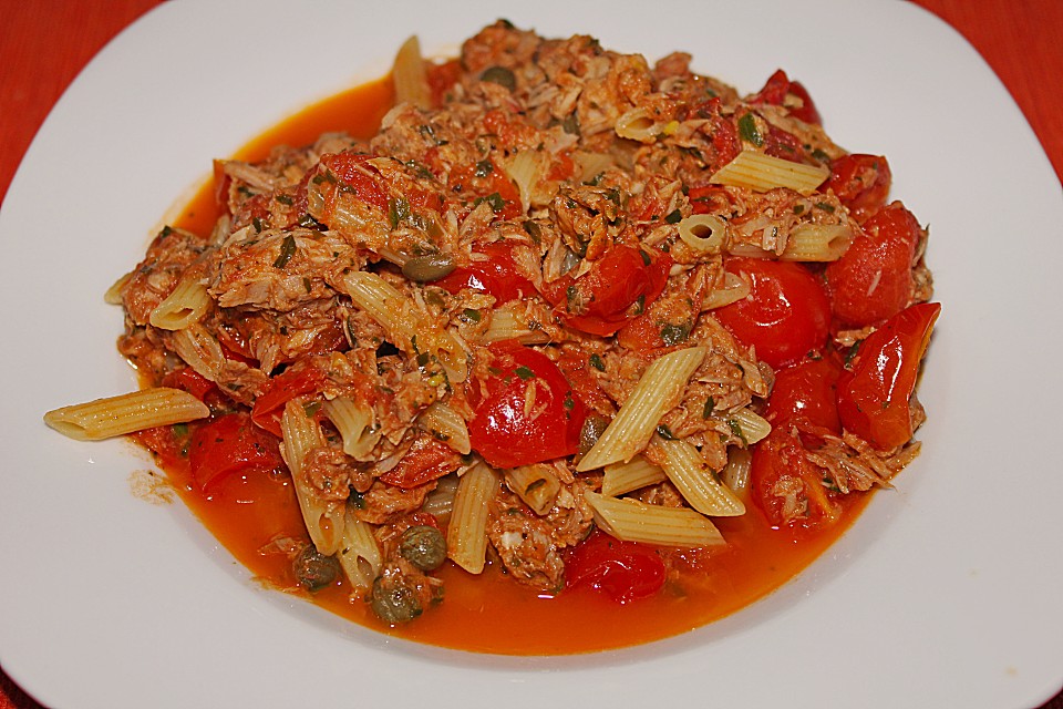 Tomaten - Thunfisch - Nudeln von irina921 | Chefkoch.de