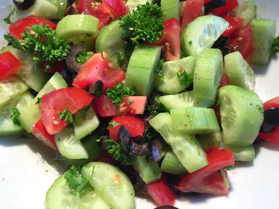 Tomaten-Gurken Salat von dieter1954 | Chefkoch.de