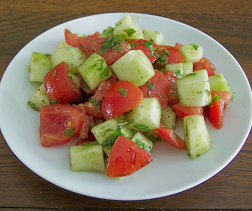 Tomaten-Gurken Salat von dieter1954 | Chefkoch.de