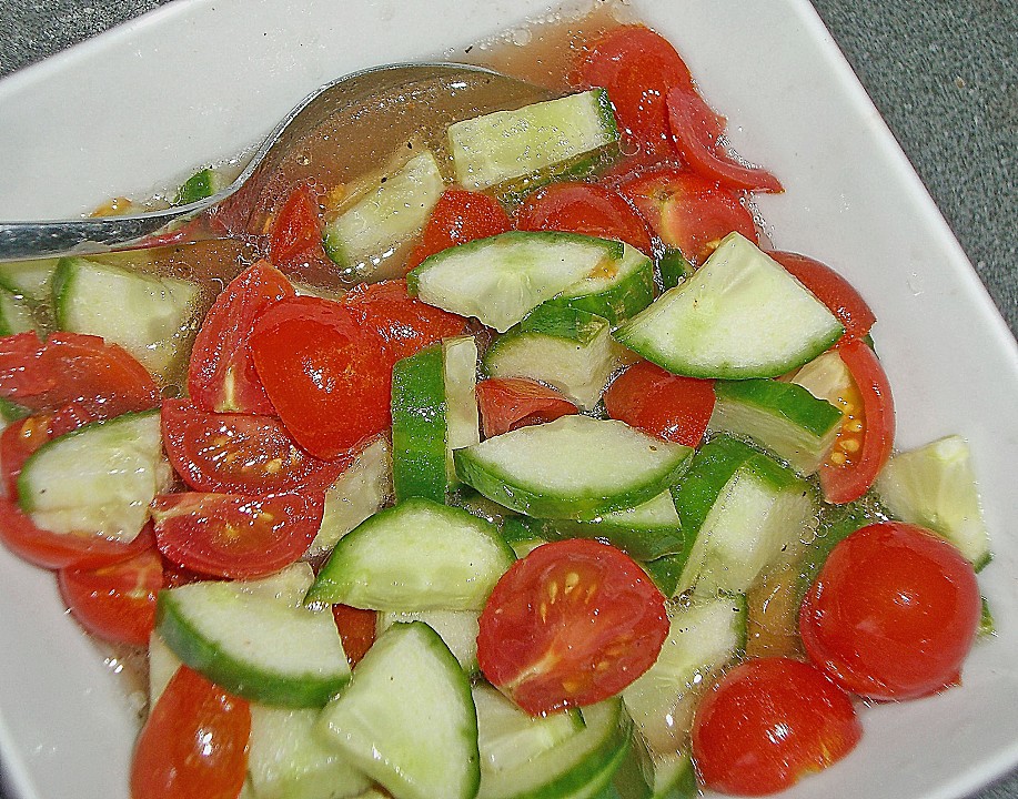 Tomaten-Gurken Salat von dieter1954 | Chefkoch.de
