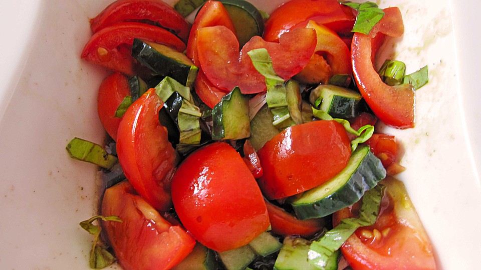 Tomaten-Gurken Salat von dieter1954 | Chefkoch.de