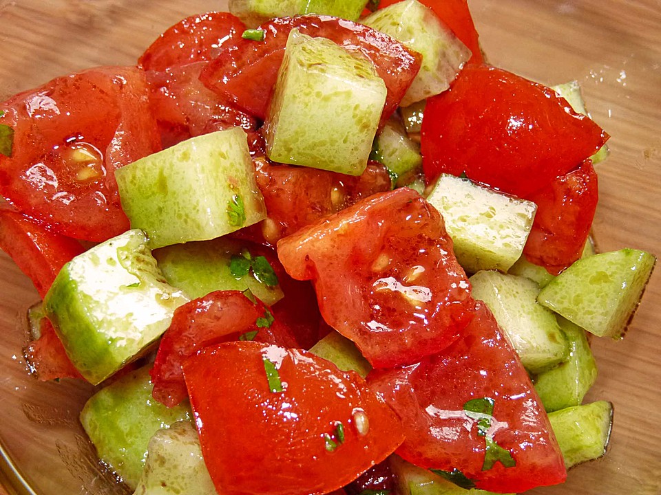 Tomaten-Gurken Salat von dieter1954 | Chefkoch.de