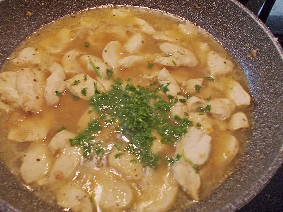 Farfalle mit Hähnchen - Zitronen - Sauce von Stiermädchen | Chefkoch.de