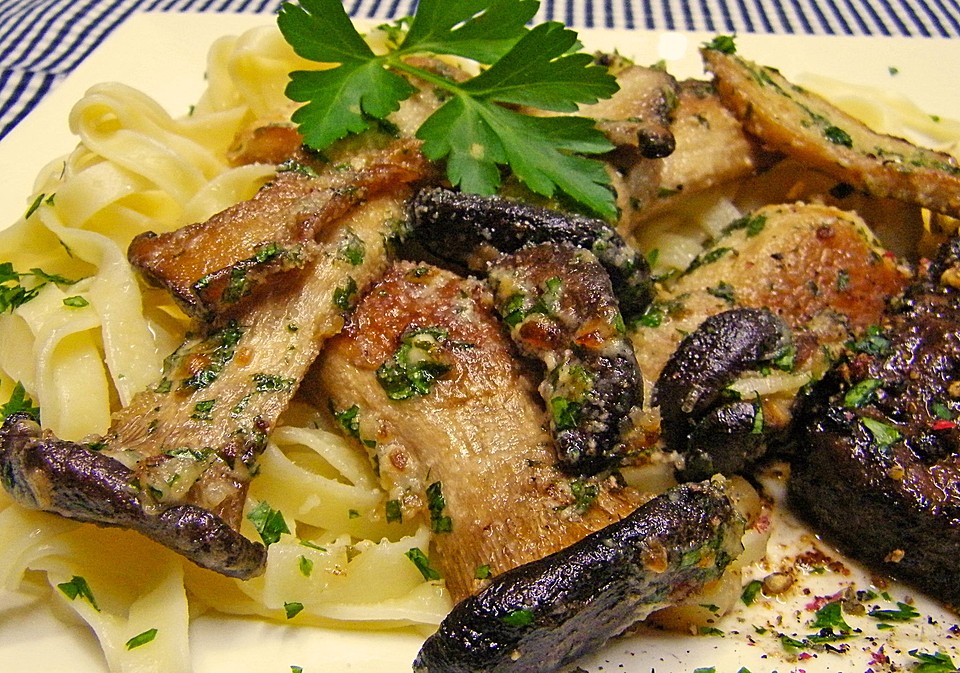 Gebratene Kräuterseitlinge