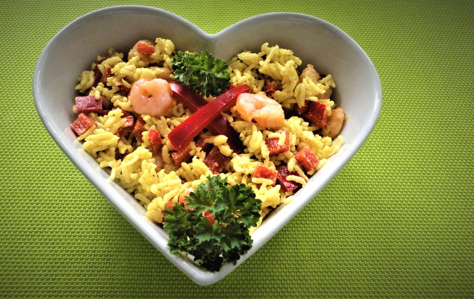 Reissalat mit Curry und Krabben von naschmaus | Chefkoch.de