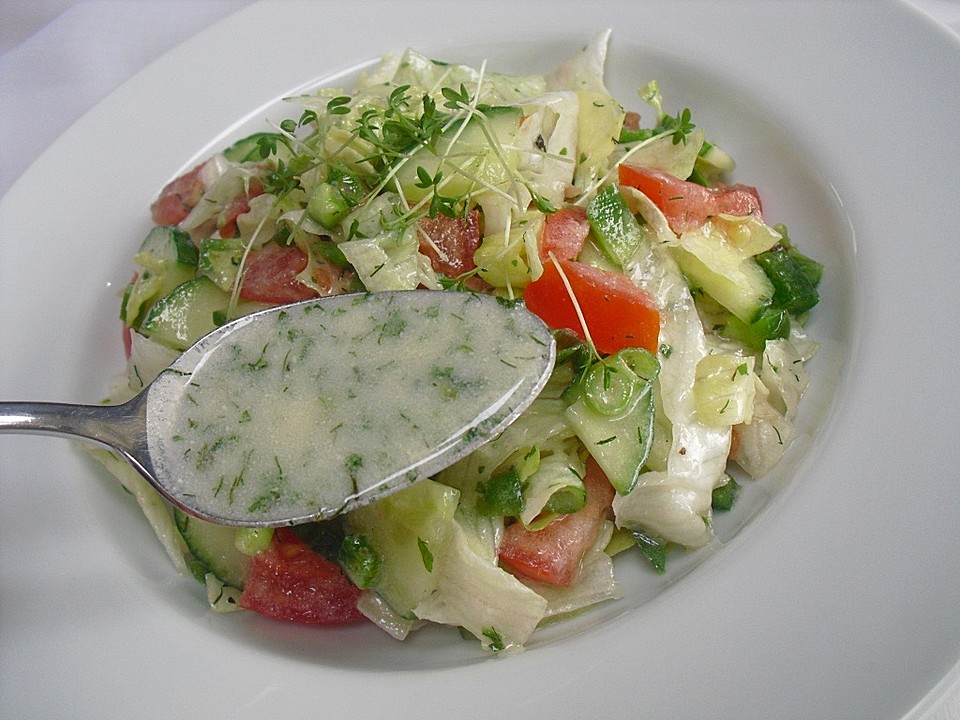 Einfache Salatsoße für Blattsalate von frasch0611 | Chefkoch.de