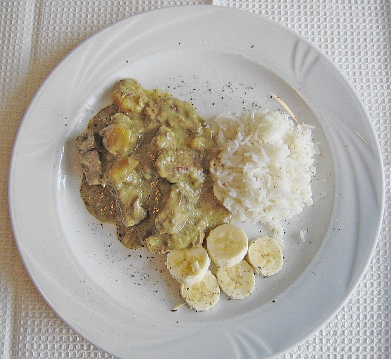 Rindfleisch - Curry mit Banane und Ananas von Hani | Chefkoch.de