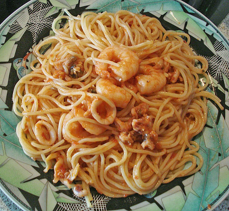 Spaghetti Frutti di Mare von zwergenmuomi | Chefkoch.de