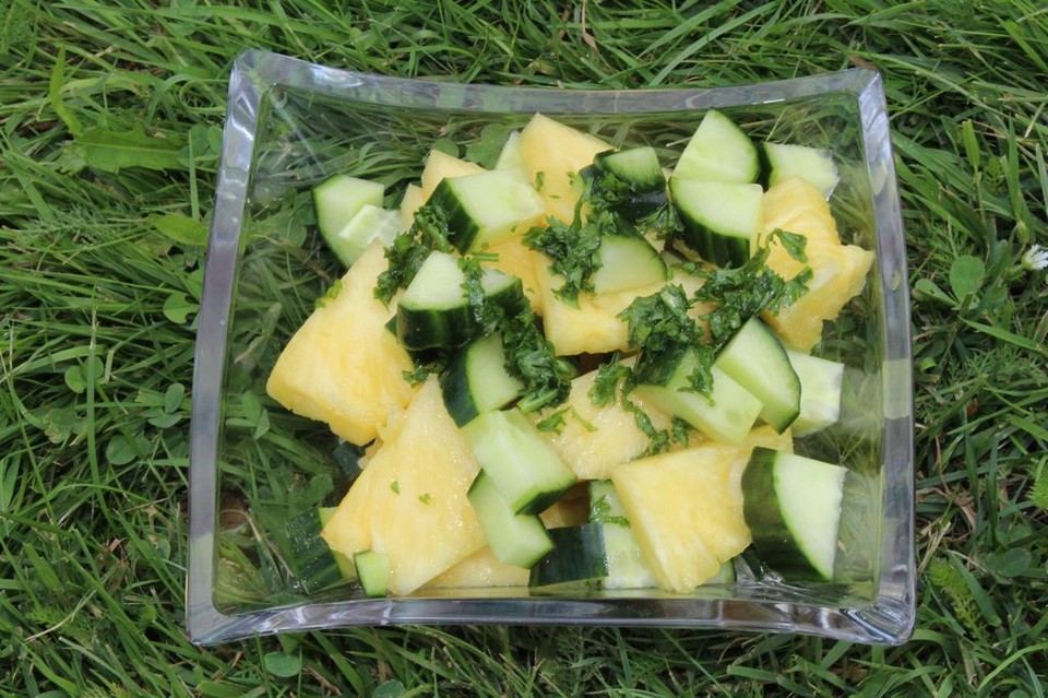Ananas - Gurken - Salat von bushcook | Chefkoch.de