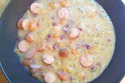 Cremige, aber diättaugliche Kartoffelsuppe mit Thymian und Käse 28