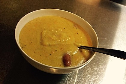 Cremige, aber diättaugliche Kartoffelsuppe mit Thymian und Käse 21