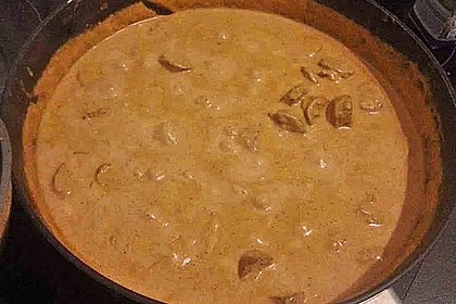 Grobe Bratwurst in Senf - Sahne - Sauce 20