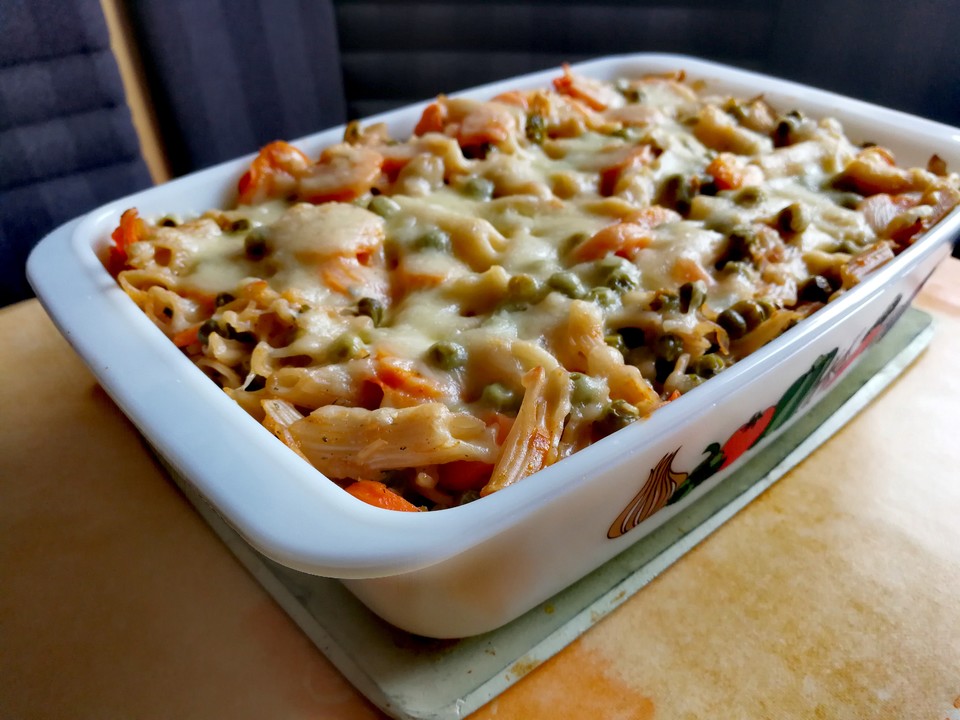 Überbackene Gemüse - Spaghetti von christina69zs | Chefkoch.de