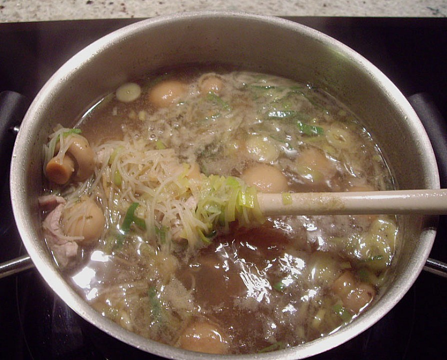 Scharfe Glasnudelsuppe - Ein raffiniertes Rezept | Chefkoch.de