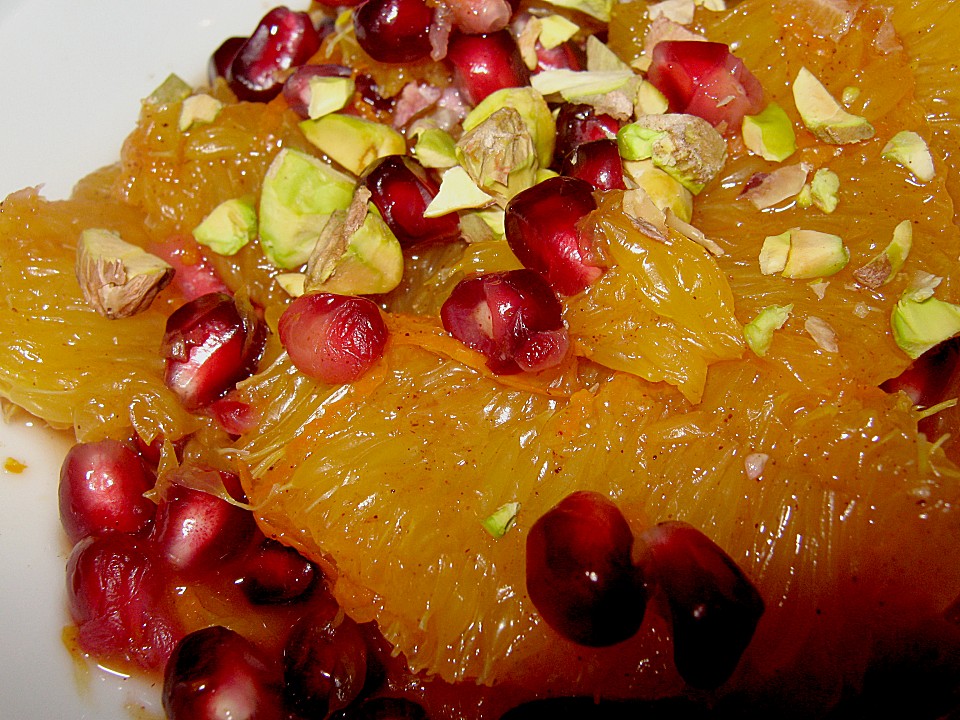 Marokkanischer Orangensalat mit Granatapfel von Scones | Chefkoch.de