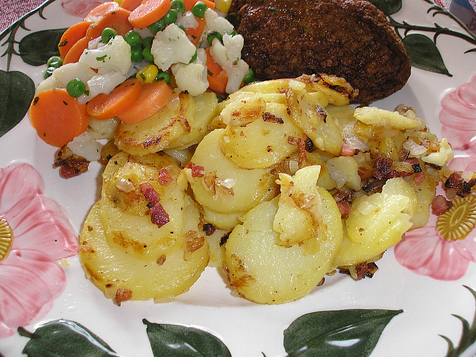 Bratkartoffeln mit Zwiebeln und Speck von Cyberlady | Chefkoch.de