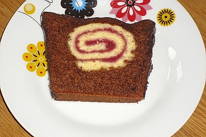 Rouladen - Schoko - Nusskuchen 14