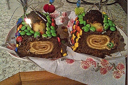 Rouladen - Schoko - Nusskuchen 45