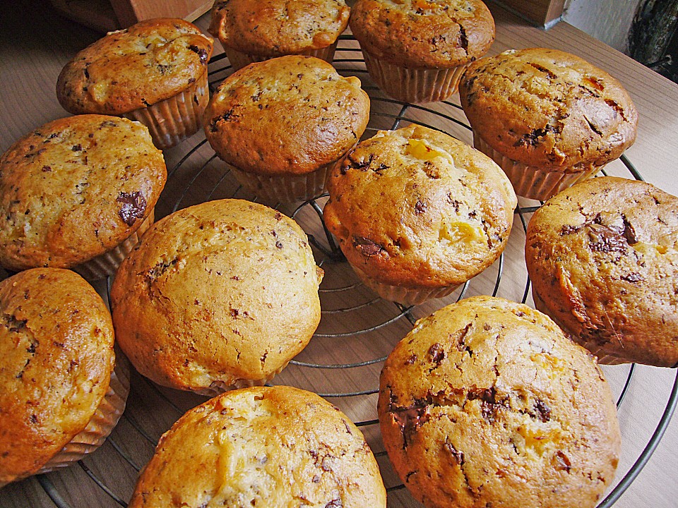 Urmelis Aprikosen - Schoko - Muffins von urmeli75 | Chefkoch.de