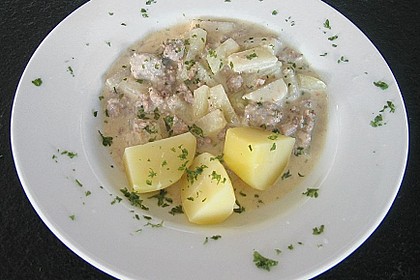 Kohlrabi Mit Hackfleisch (Rezept Mit Bild) Von Wolkenlos_ | Chefkoch.de