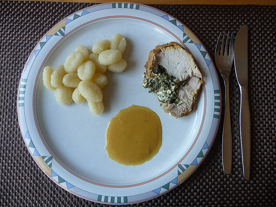 Putenbrust, gefüllt mit Spinat und Feta | Chefkoch.de