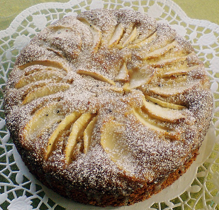 Vanille - Mandel - Kuchen mit Apfel | Chefkoch.de
