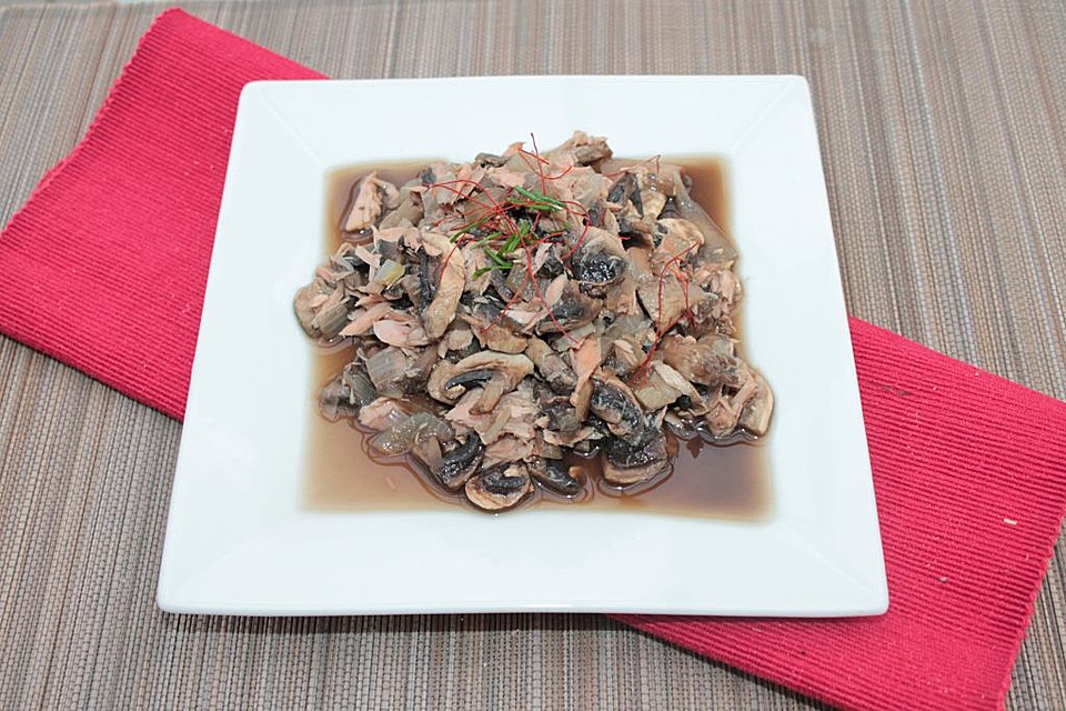 kalorienarmer thunfischsalat, schneller champignon - thunfischsalat von ille von illepille, Design ideen