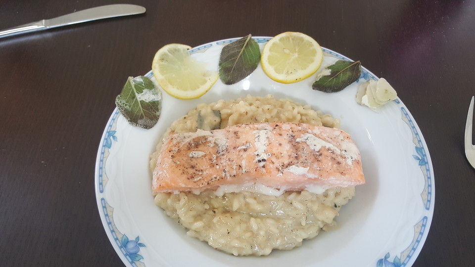 Risotto mit Lachs von Juliet15 Chefkoch.de