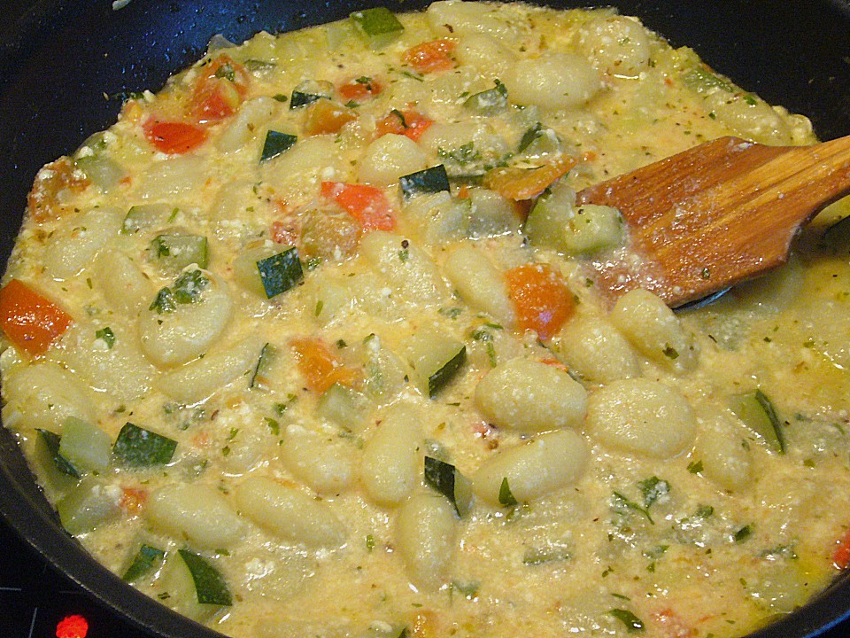 Gnocchi - Zucchini - Pfanne Mit Schafskäse Von Fanca | Chefkoch.de