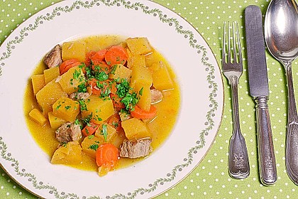 Steckrüben - Schweinegulasch 3