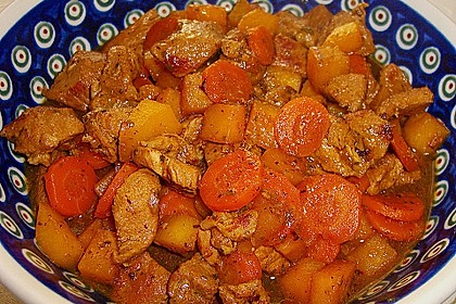 Steckrüben - Schweinegulasch 1