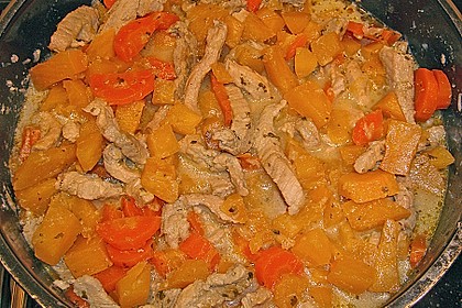 Steckrüben - Schweinegulasch