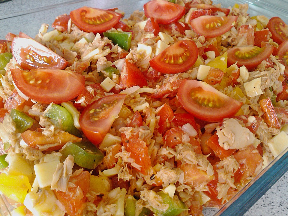 Thunfischsalat mit Tomaten