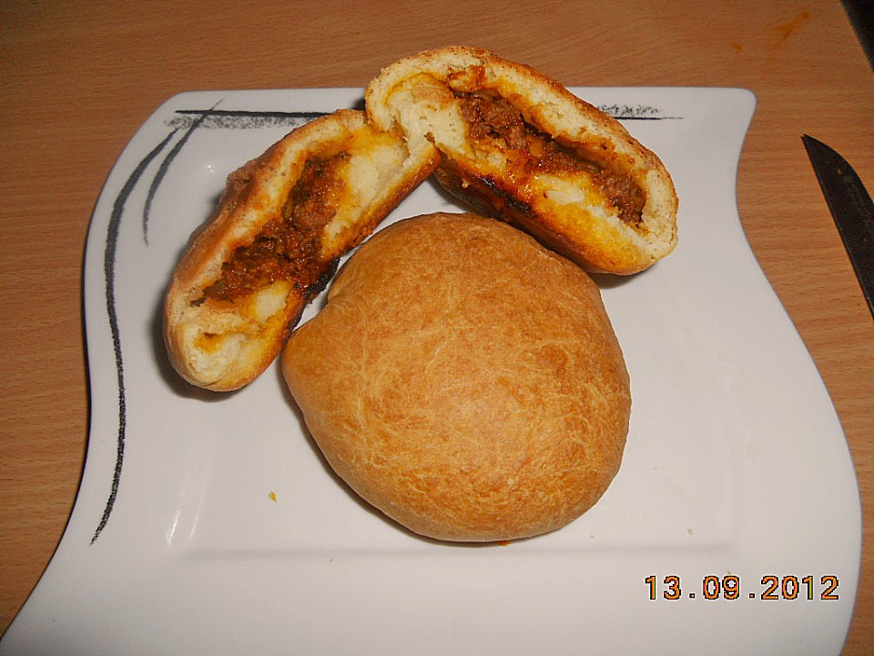 Weiche Brötchen gefüllt mit Hackfleisch von amaliaxi | Chefkoch.de