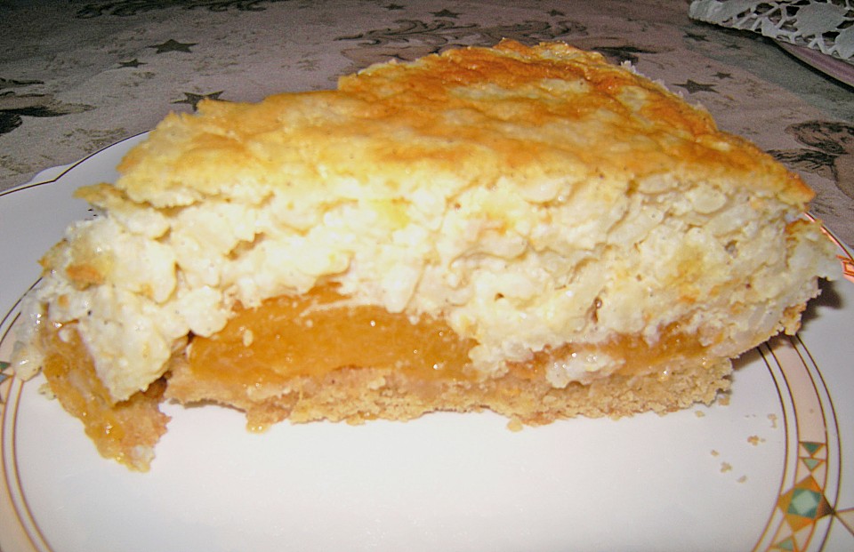 Aprikosen Milchreis Kuchen - Rezepte Suchen